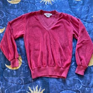 Vintage Goldwaters 1970’s Terrycloth V-neck Sweater.